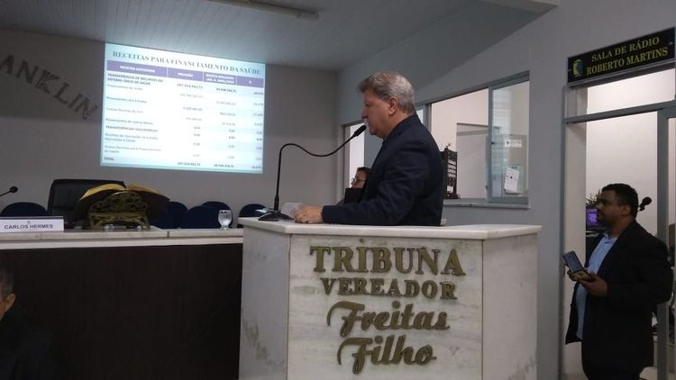 Secretaria Municipal de Saúde realiza prestação de contas na Câmara Municipal de Imperatriz