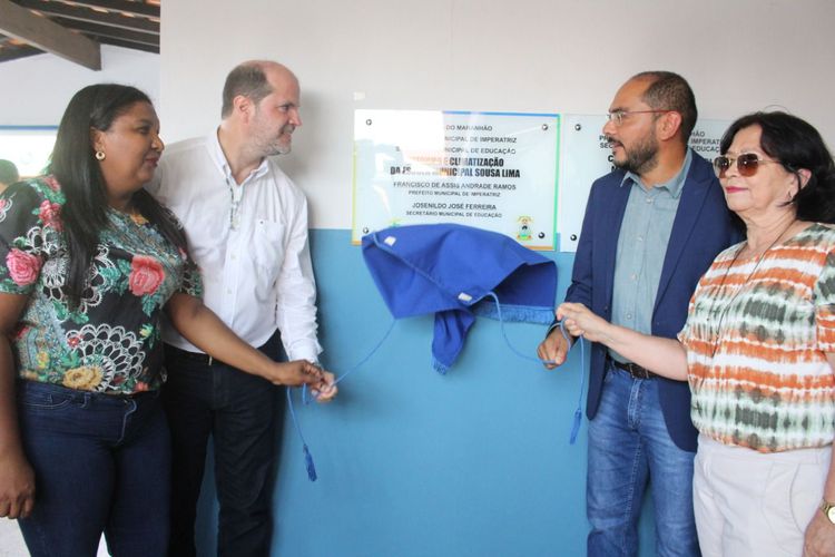 Escola Municipal Sousa Lima é inaugurada após reforma e climatização
