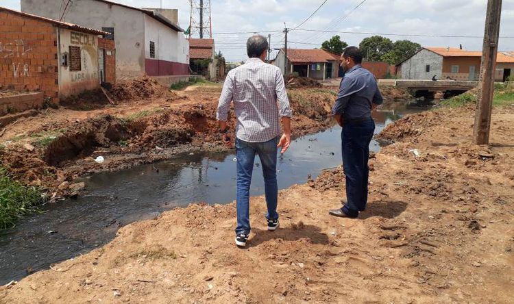 Ponte de concreto será construída na Rua Guarani, na Vila Redenção II