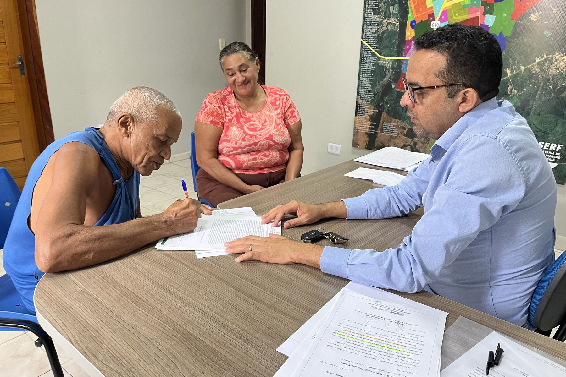 SERF realiza mutirão de cadastro para regularização fundiária no Grande Santa Rita