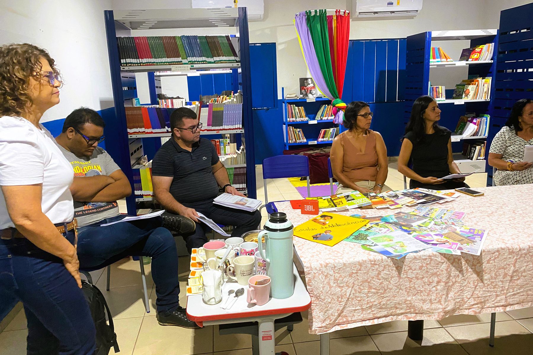 Professores do município participam de formações do Programa Escola das Adolescências