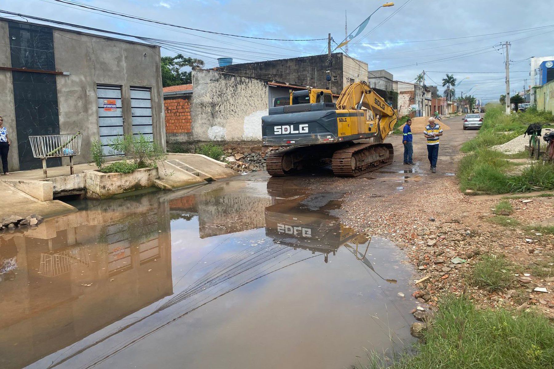 Prefeitura de Imperatriz realiza intervenção após alagamentos na Rua Alagoas