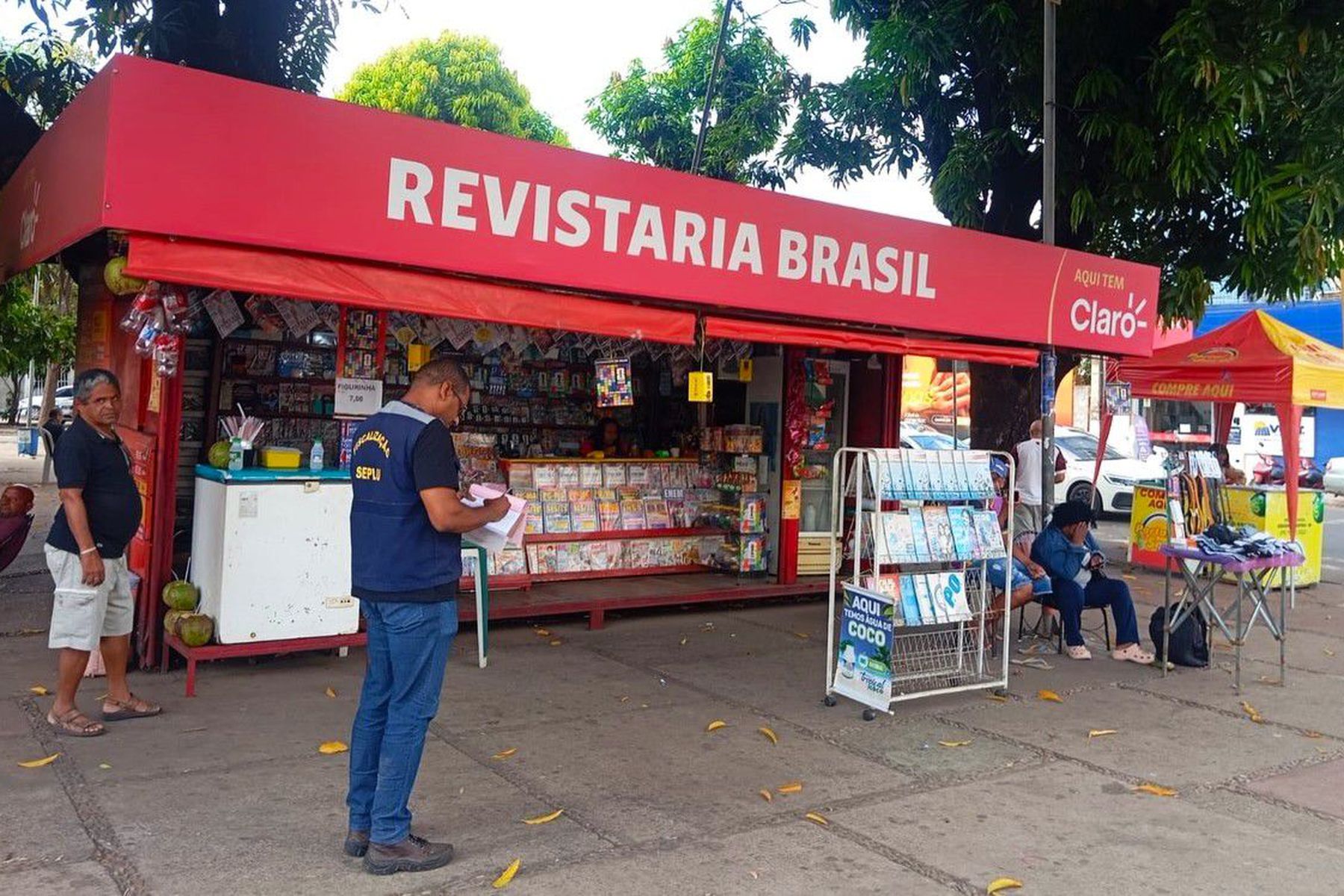 SEPLU realiza estudo técnico na Praça Brasil para melhorar o uso do espaço público