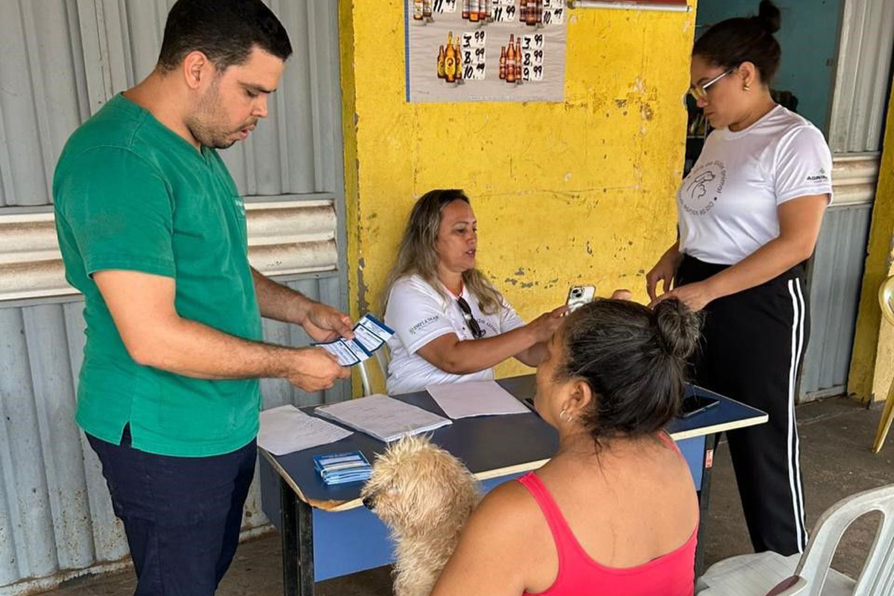 Prefeitura realiza ação de Saúde Animal no povoado Coquelândia