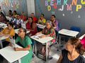 Aula inaugural do Programa Maranhão Alfabetizado na Casa do Idoso Feliz.