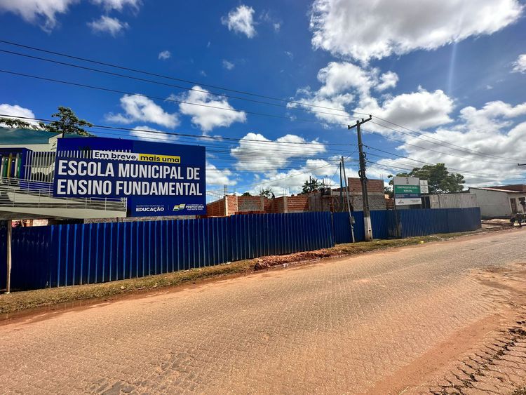 Escola Municipal Pedro Ferreira chega aos 40% de conclusão da obra