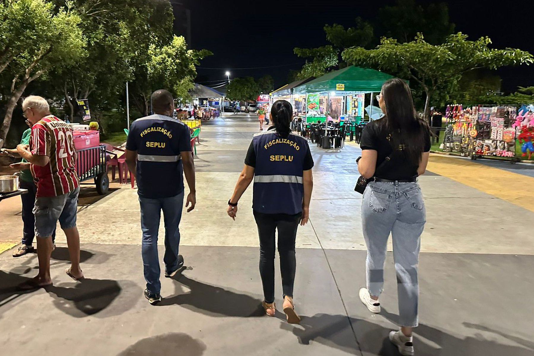 SEPLU realiza ação de orientação e fiscalização na Avenida Beira Rio