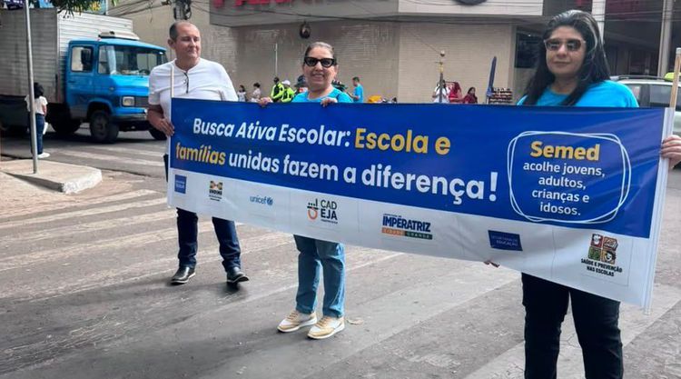 Dia D da Busca Ativa Escolar mobiliza população para permanência e ao retorno aos estudos em Imperatriz