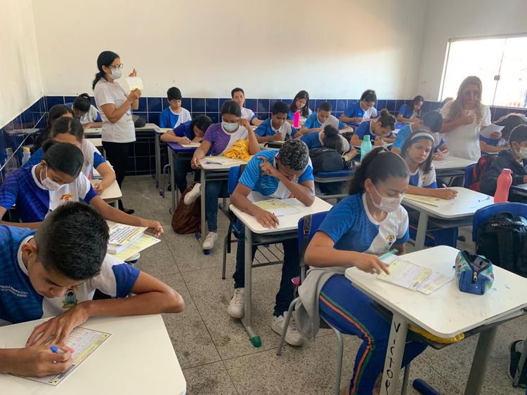 Alunos do município participam de provas da 1ª Fase da OBMEP