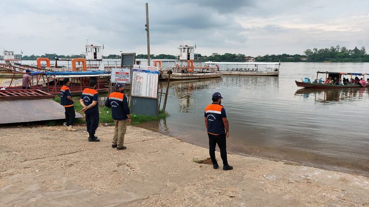 Defesa Civil alerta sobre riscos em áreas procuradas por banhistas no Rio Tocantins