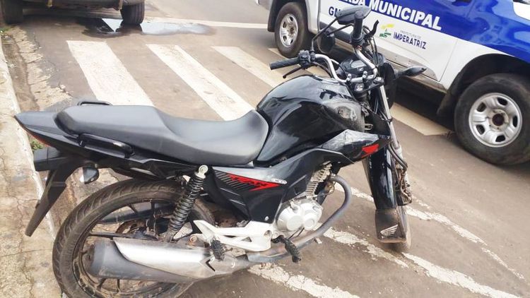 Guarda Municipal de Imperatriz prende assaltante, recupera moto e celular roubado