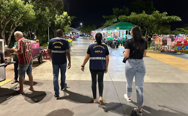 SEPLU realiza ação de orientação e fiscalização na Avenida Beira Rio