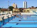 A piscina olímpica do complexo é única do estado em pleno funcionamento.