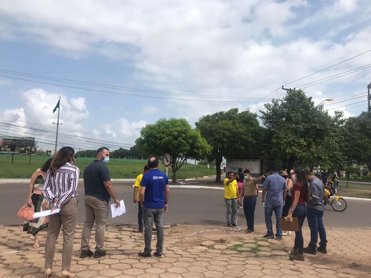 Prefeitura acompanha inspeção judicial para averiguar suposta obstrução de rua no Maranhão Novo