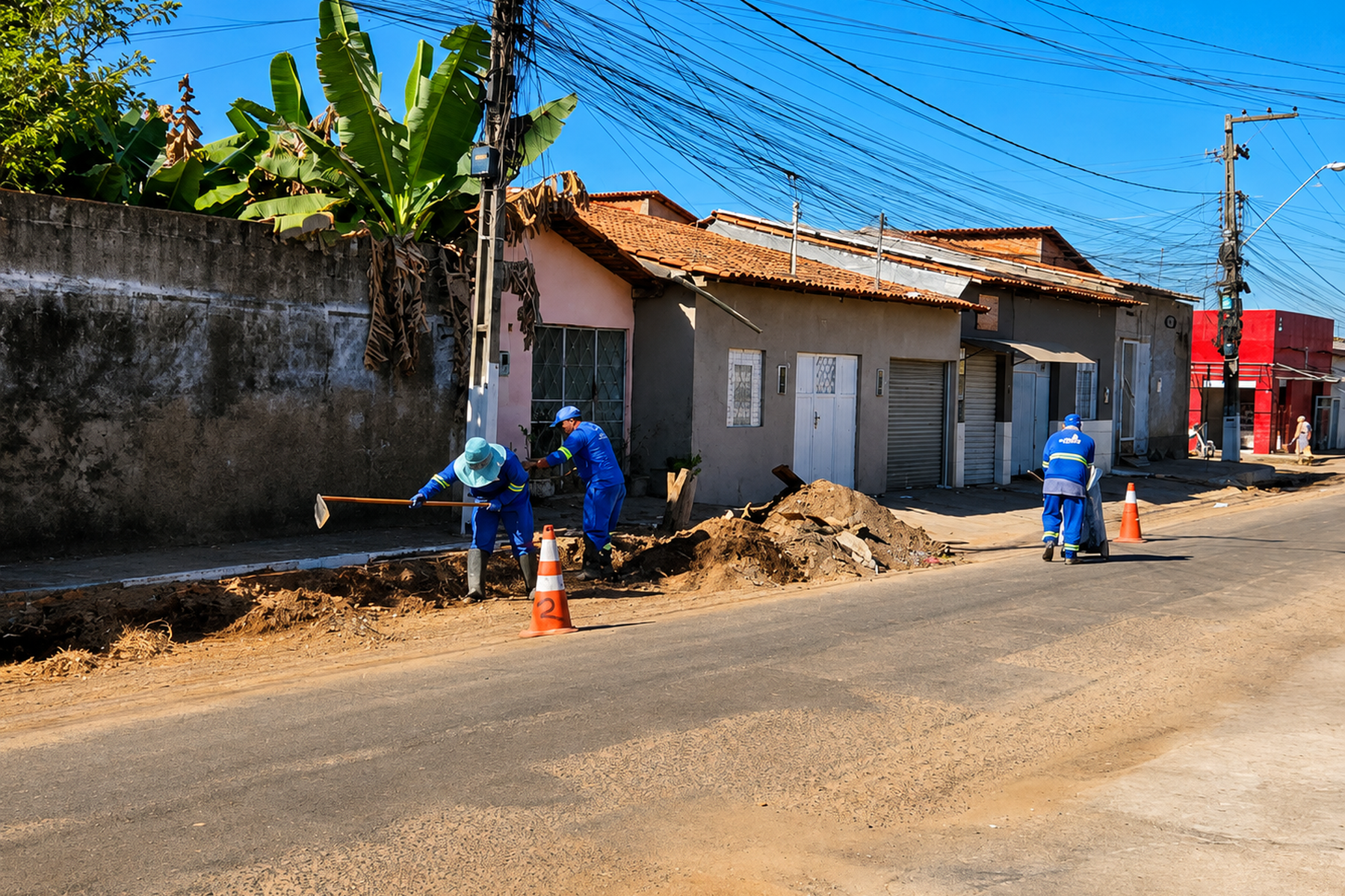 Prefeitura inicia Mutirão Bairro Limpo no Parque Anhanguera e Parque do Buriti