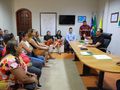 Momento da reunião em que ficou acordado, dia 10 de janeiro de 2023, para remanejamento das Quatro Bocas para o Panelódromo