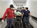 Na madrugada deste sábado (31), o paciente foi transferido do HMI para o HRT, onde foi realizada a captação de múltiplos órgãos.