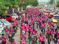 Passeio ciclístico reuniu mais de 500 pessoas em prol da prevenção do câncer de mama