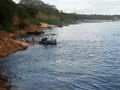 O Rio Tocantins, ainda, não está em condições ideais para banho da população.