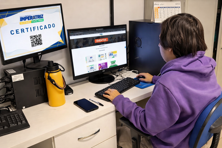 Prefeitura de Imperatriz implanta sistema digital para emissão de certificados em eventos e capacitações